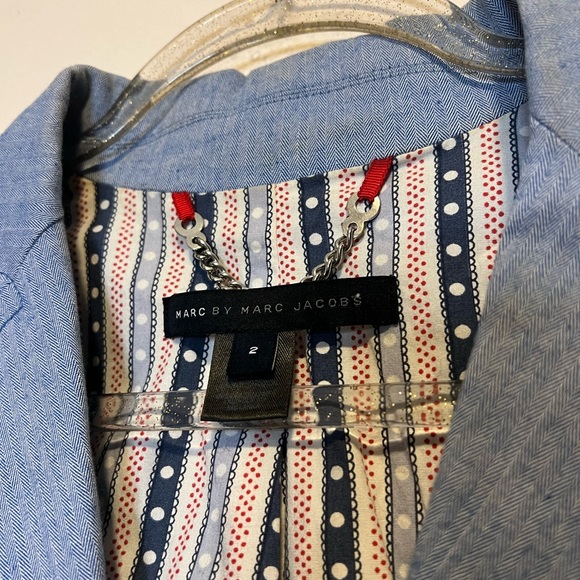 Marc by Marc Jacobs Y2K light blue blazer - Picture 2 of 7